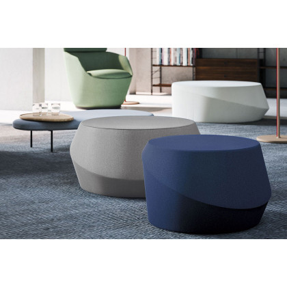 Casamania Medium Giro Pouf - Fabric Top