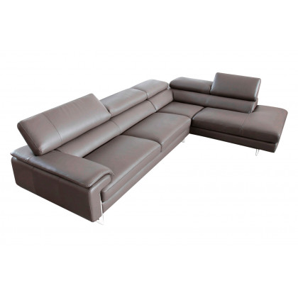 Castello - Buonarroti Right Facing Sectional in Full Top Grain Leather