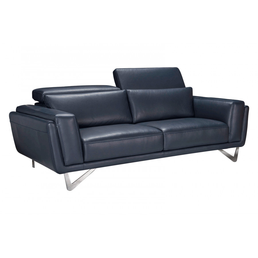 Castello - Trieste Stationary Loveseat in Full Top Grain Leather