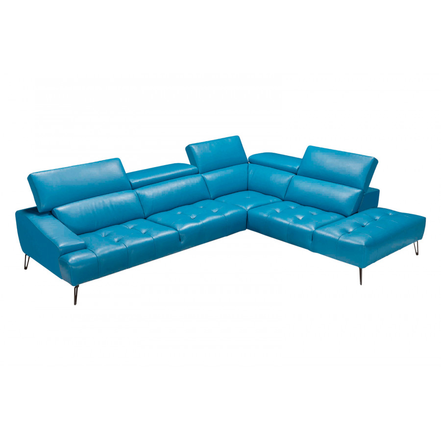 Castello - Opera Right Facing Sectional in Full Top Grain Leather