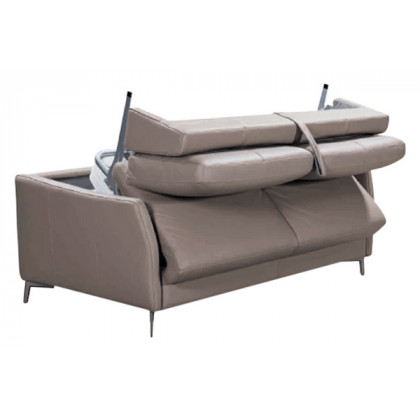 Castello - Imola Convertible Sofa Bed in Full Top Grain Leather