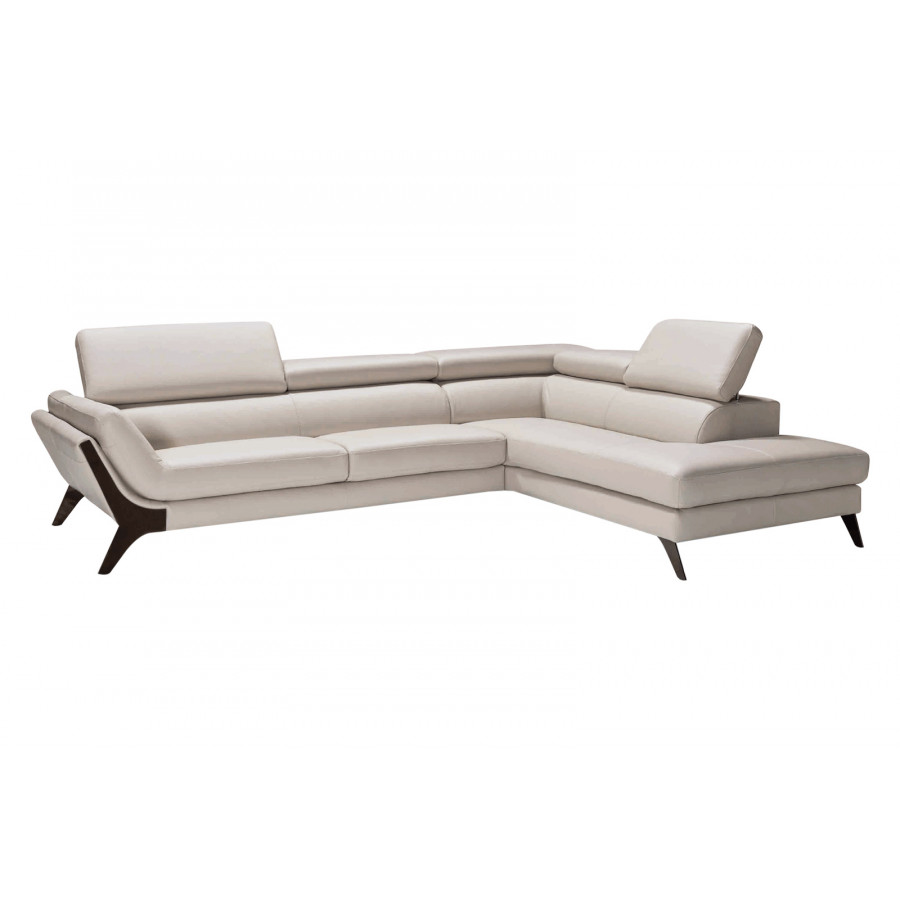 Castello - Moncalieri Right Facing Sectional in Full Top Grain Leather