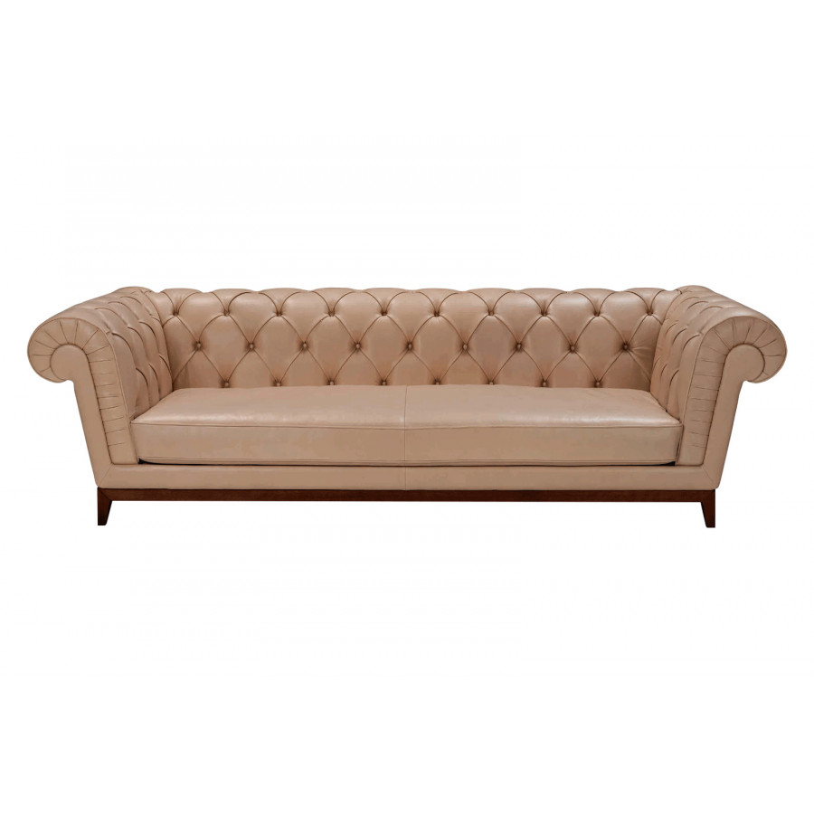 Castello - Felix Stationary Maxi Sofa in Full Top Grain Leather