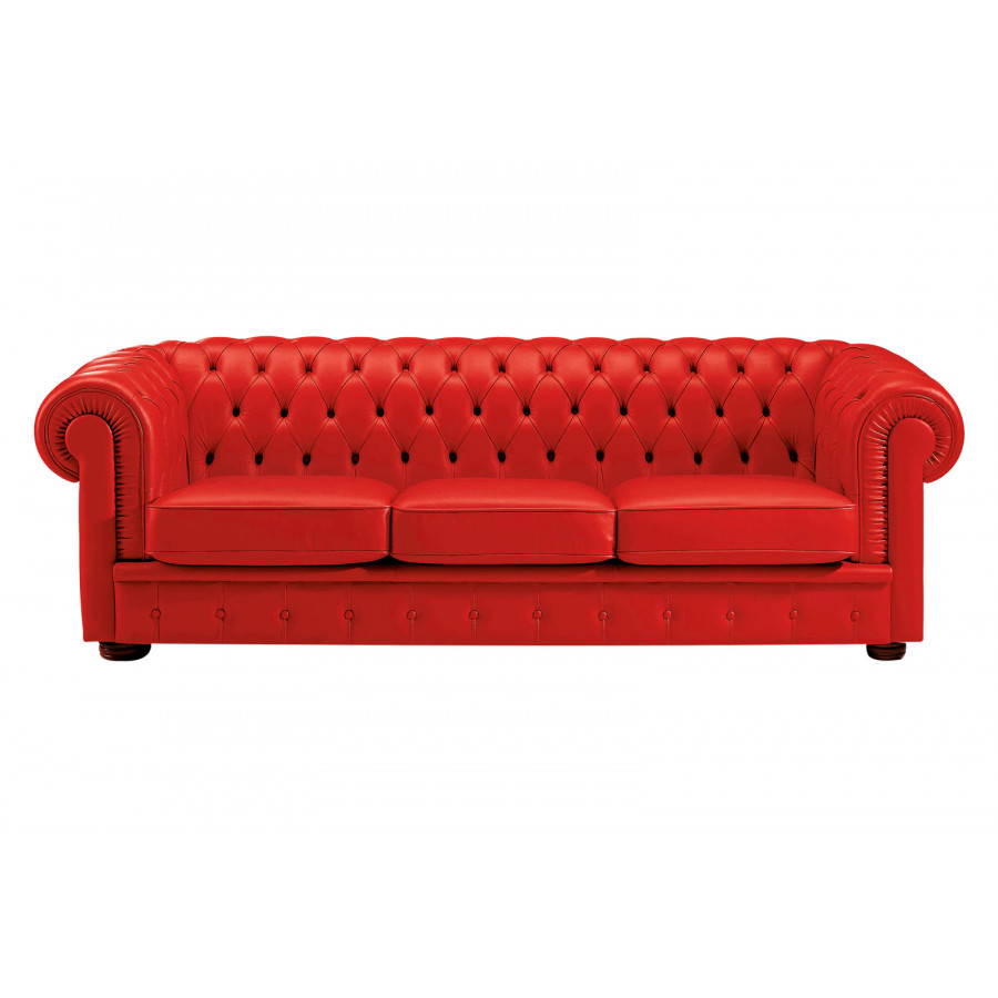 Castello - Kenzo Stationary Sofa in Full Top Grain Leather