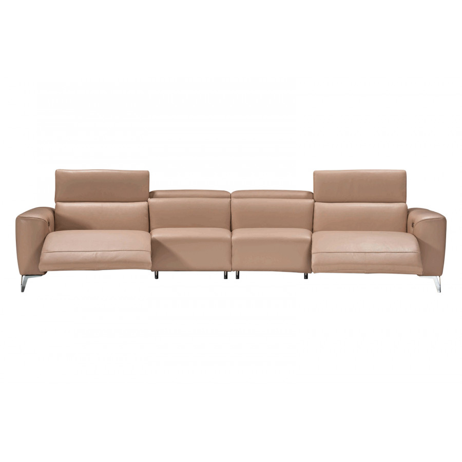 Castello - Alba Sofa with Electric Recliner in Full Top Grain Leather