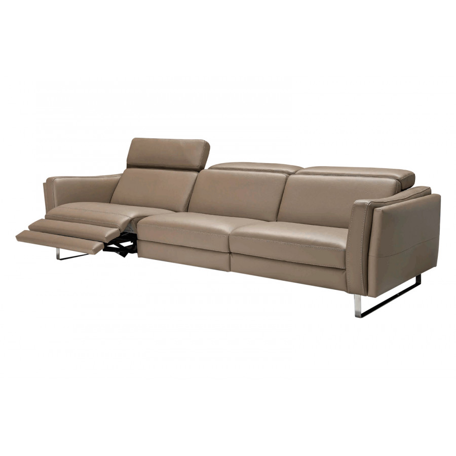 Castello - Belluno Sofa with Electric Recliner in Full Top Grain Leather