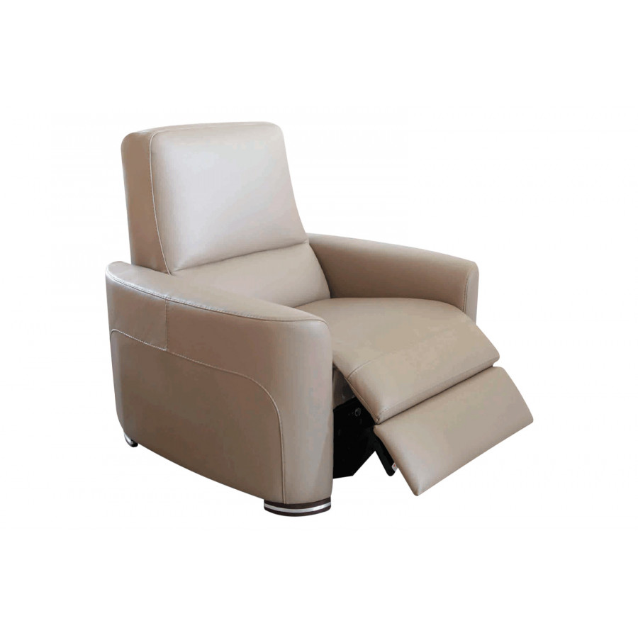 Castello - Teramo Armchair with Electric Recliner in Full Top Grain Leather