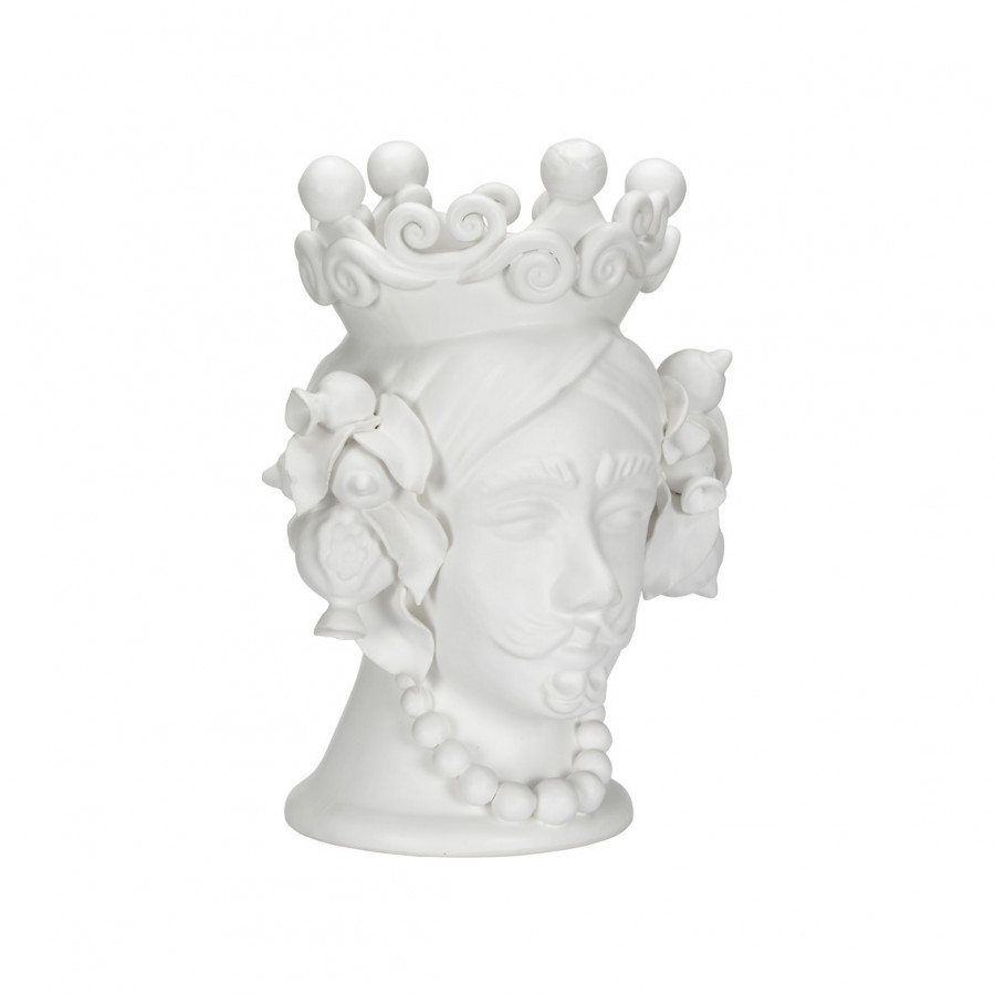 Chelsea House - Albarado Male Head in Matte White