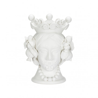 Chelsea House - Albarado Male Head in Matte White