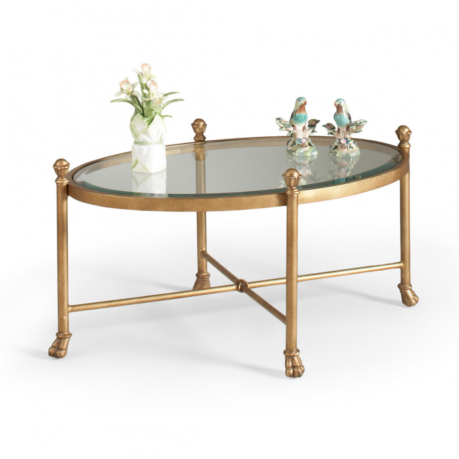 Chelsea House - Gordon Oval Cocktail Table in Multi-Color