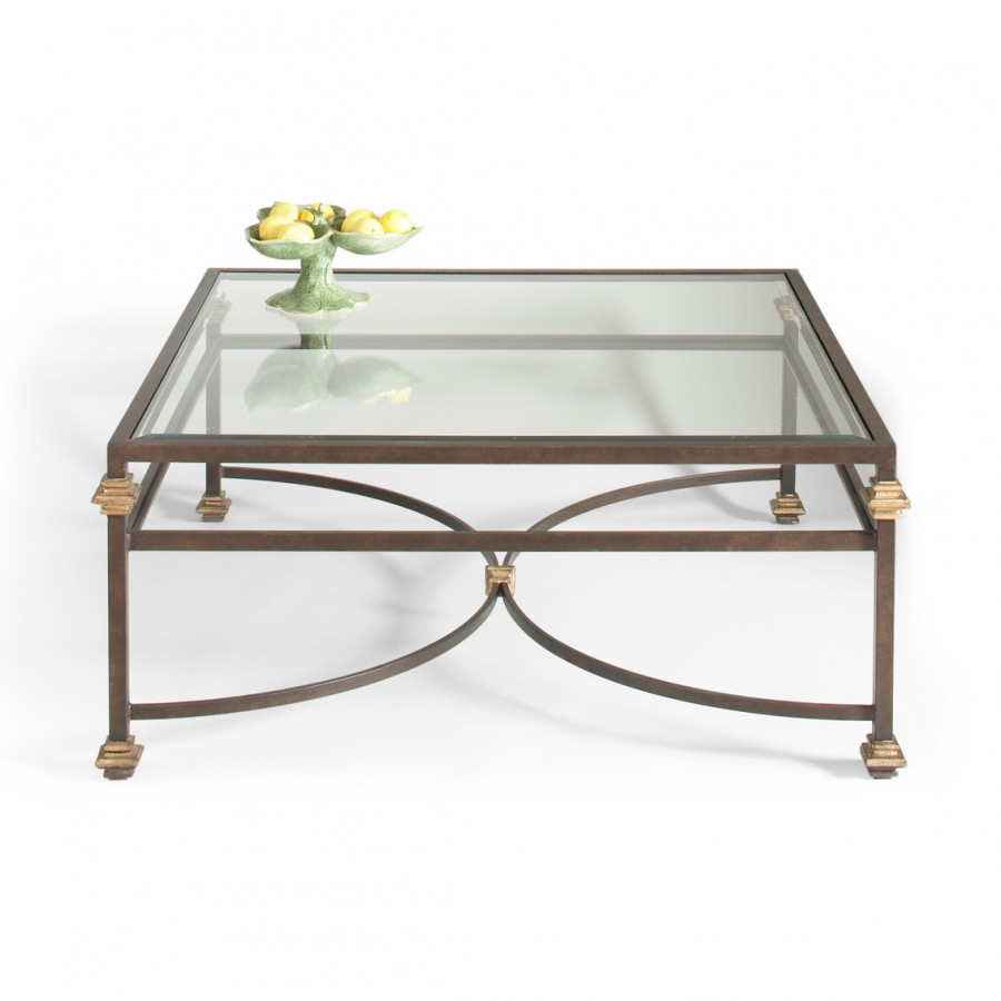 Chelsea House - Collar Square Coffee Table in Bronze/Gold