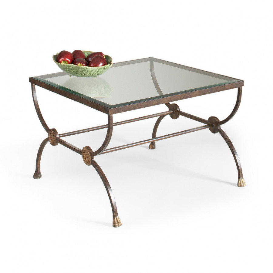 Chelsea House - Martin Square Cocktail Table in Bronze/Gold