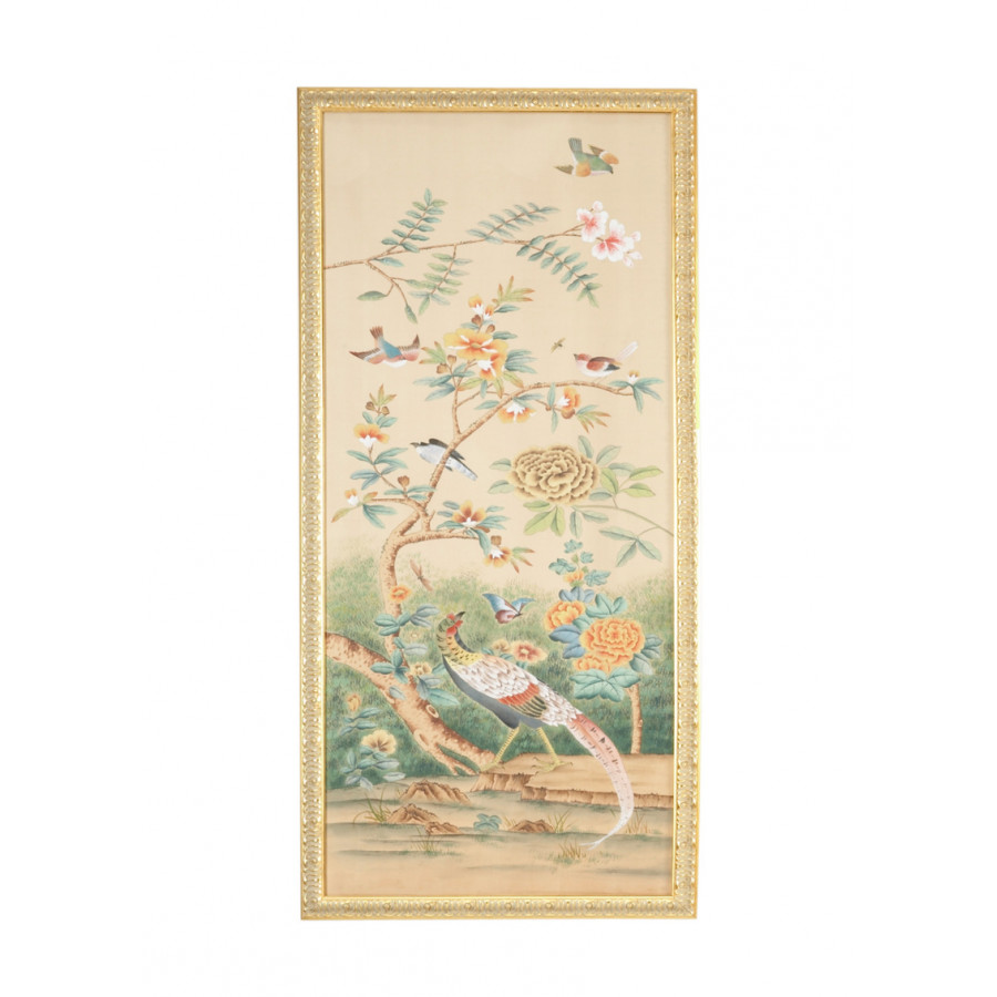 Chelsea House - Volatili Panel A in Gold Frame