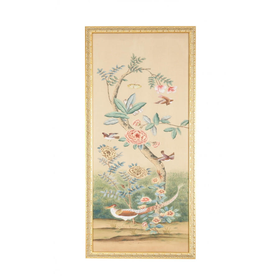 Chelsea House - Volatili Panel B in Gold Frame