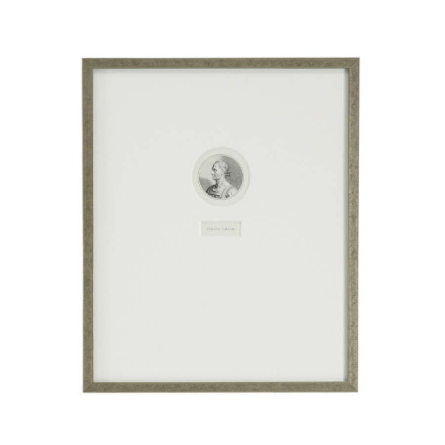 Chelsea House - Julius Caesar in Antique Silver Frame