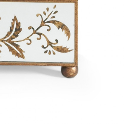 Chelsea House - Madison Mirrored Box in Gold