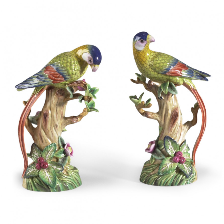 Chelsea House Parrot/Fruit Tree (Pr) - Multicolor