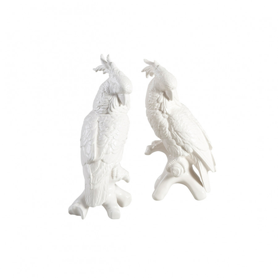 Chelsea House - Cockatoos (Pr) 2 Type in Italian, Ceramic