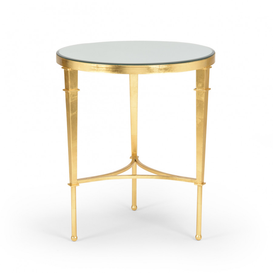 Chelsea House - Round Regent Table in Gold Leaf