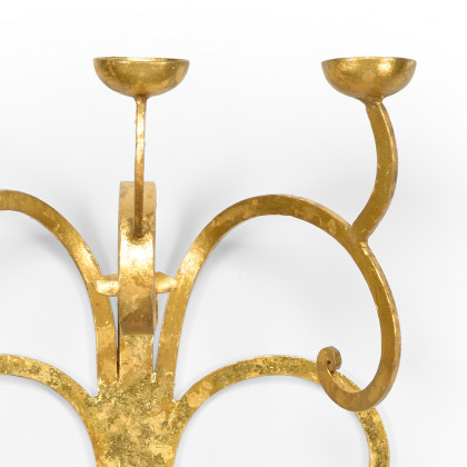 Chelsea House - Tall Candle Sconce in Golden Bronze