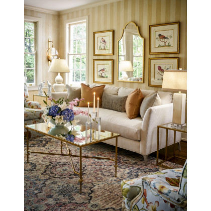 Chelsea House - French Cocktail Table in Gold