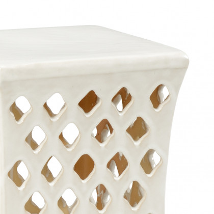 Chelsea House - Merideth Garden Seat in White