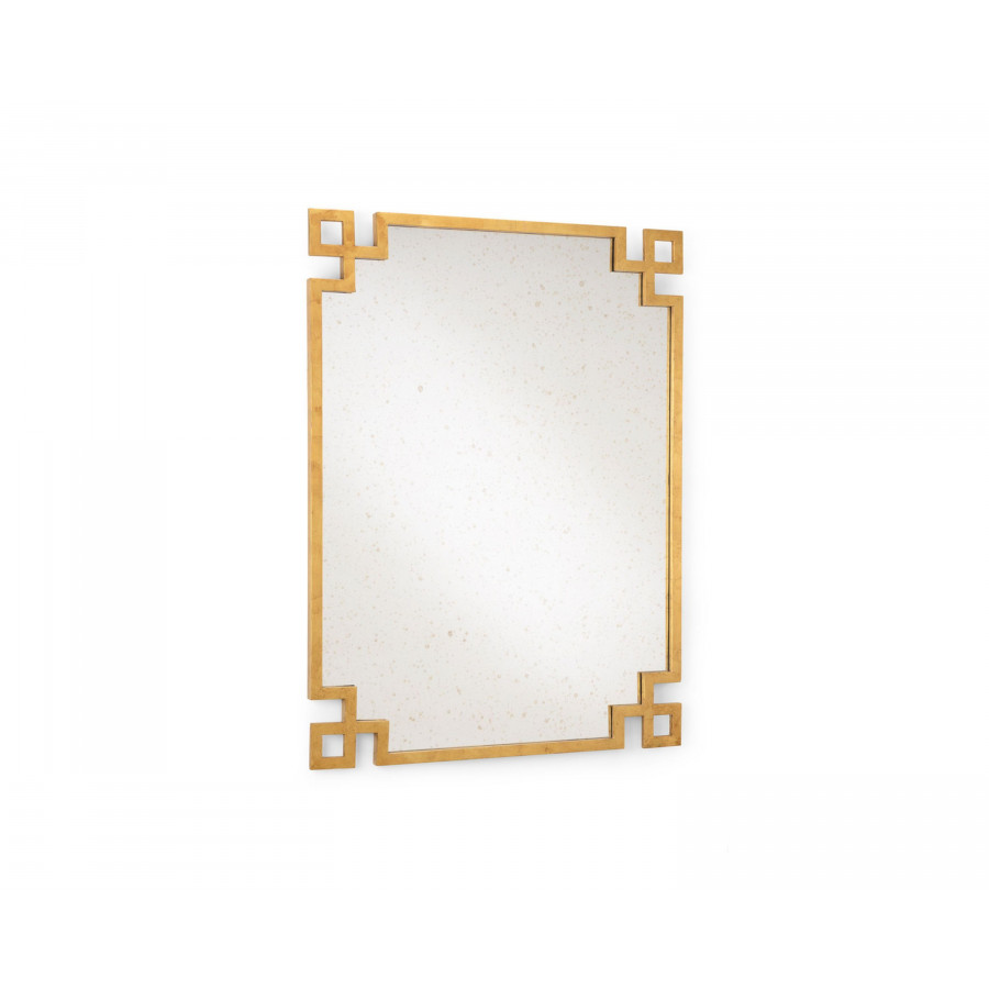 Chelsea House - Parquetry Mirror in Antique Gold