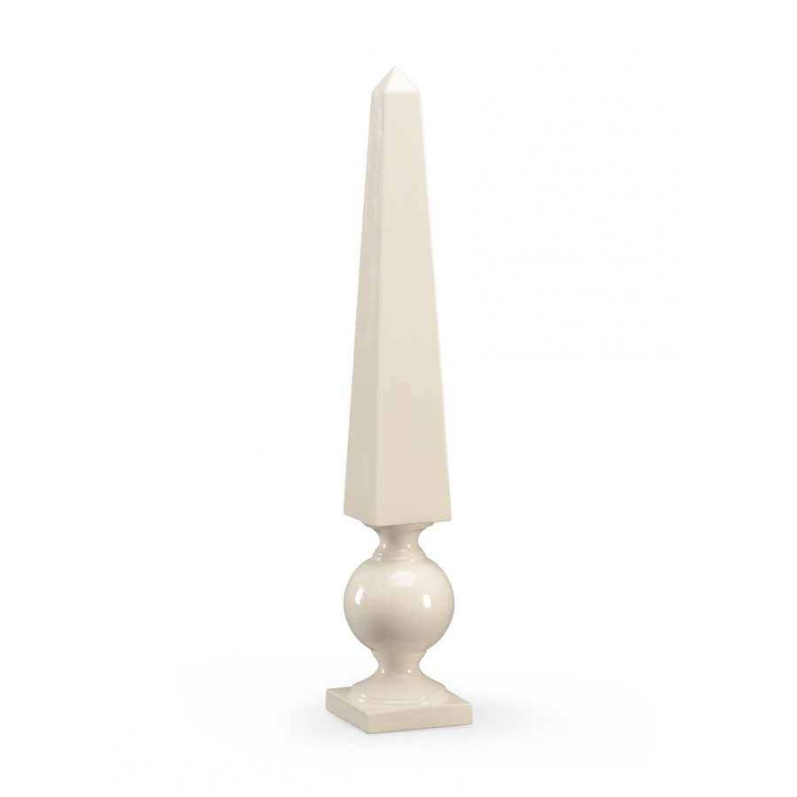 Chelsea House - Ceramic Obelisk in White