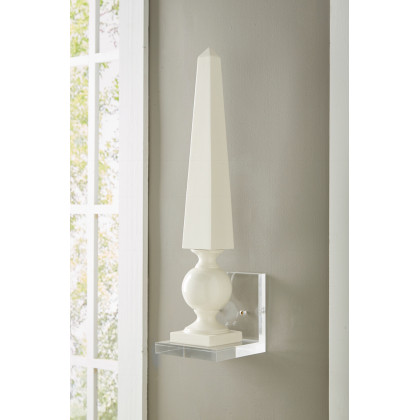 Chelsea House - Ceramic Obelisk in White