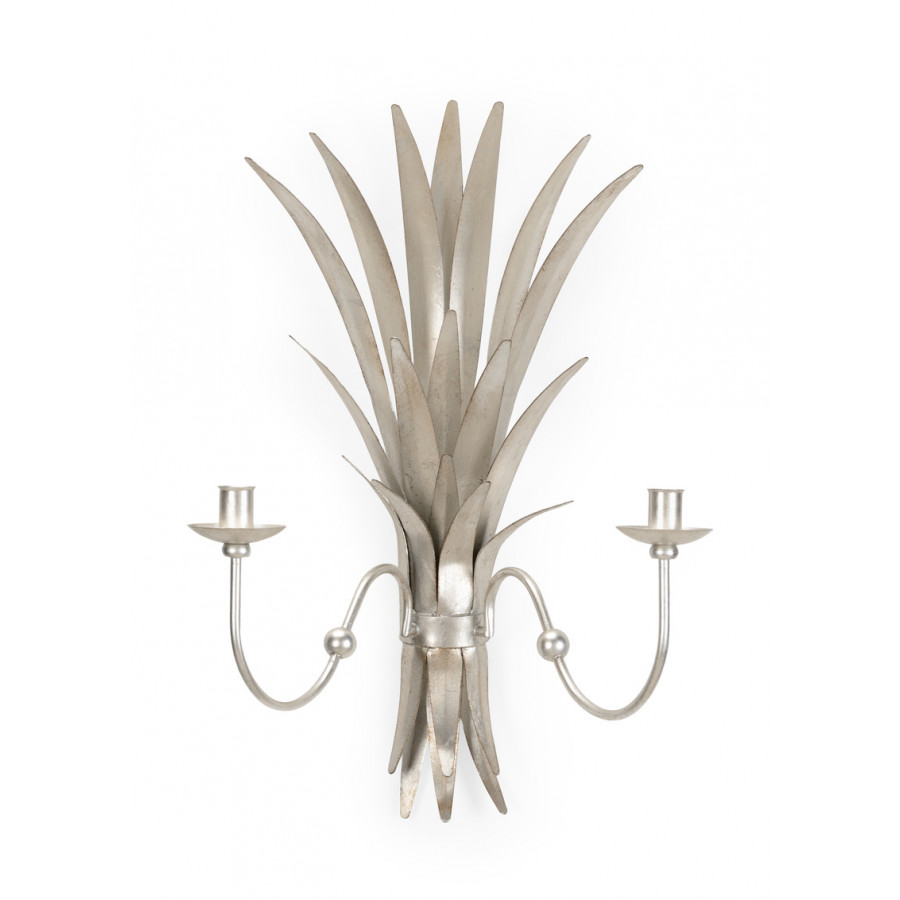 Chelsea House Wheat Sconce - Silver