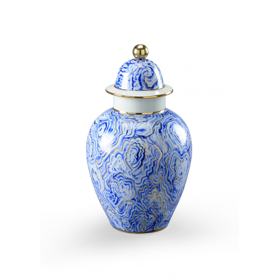 Chelsea House - Marbleized Covered Urn