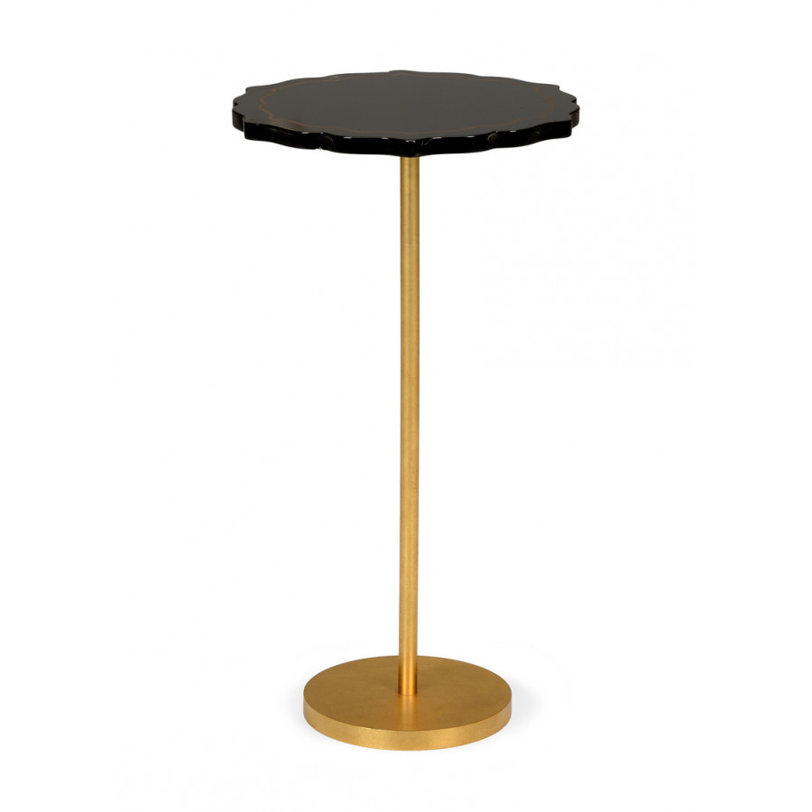 Chelsea House - Side Table in Gold Leaf/Black