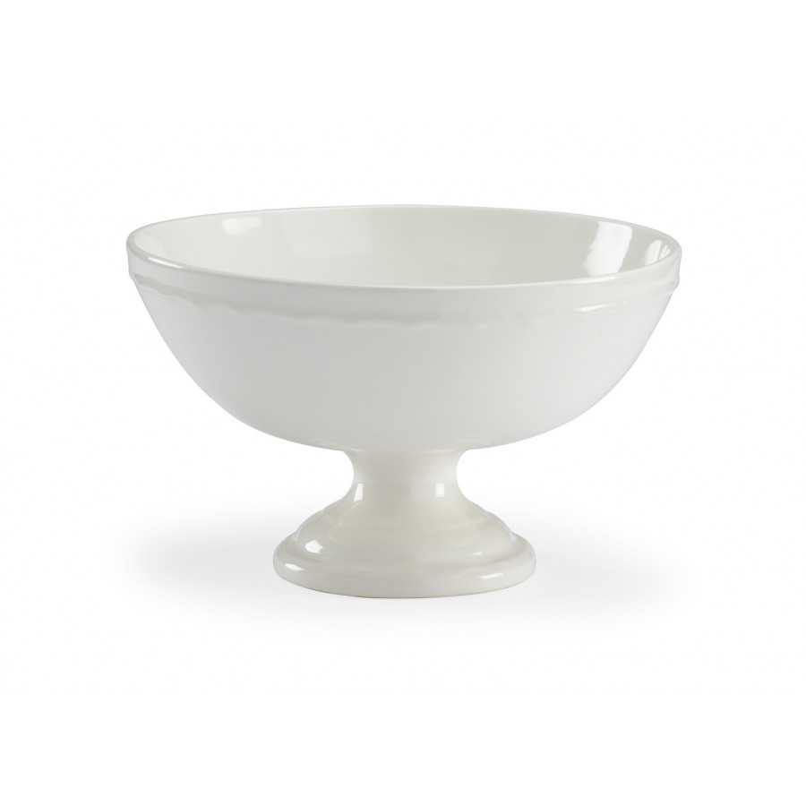 Chelsea House - Pedestal Centerpiece in Off White