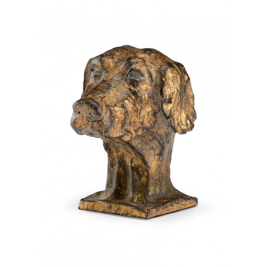 Chelsea House - Dog "Sculpture" in Antique Gold/Bronze