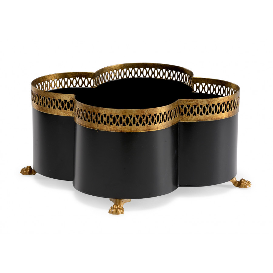 Chelsea House Tracery Cachepot - Black, Small