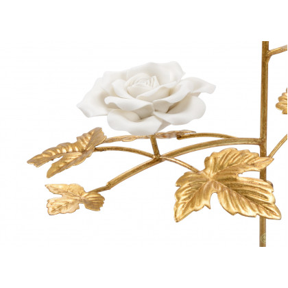 Chelsea House Rose Stem - White, Small