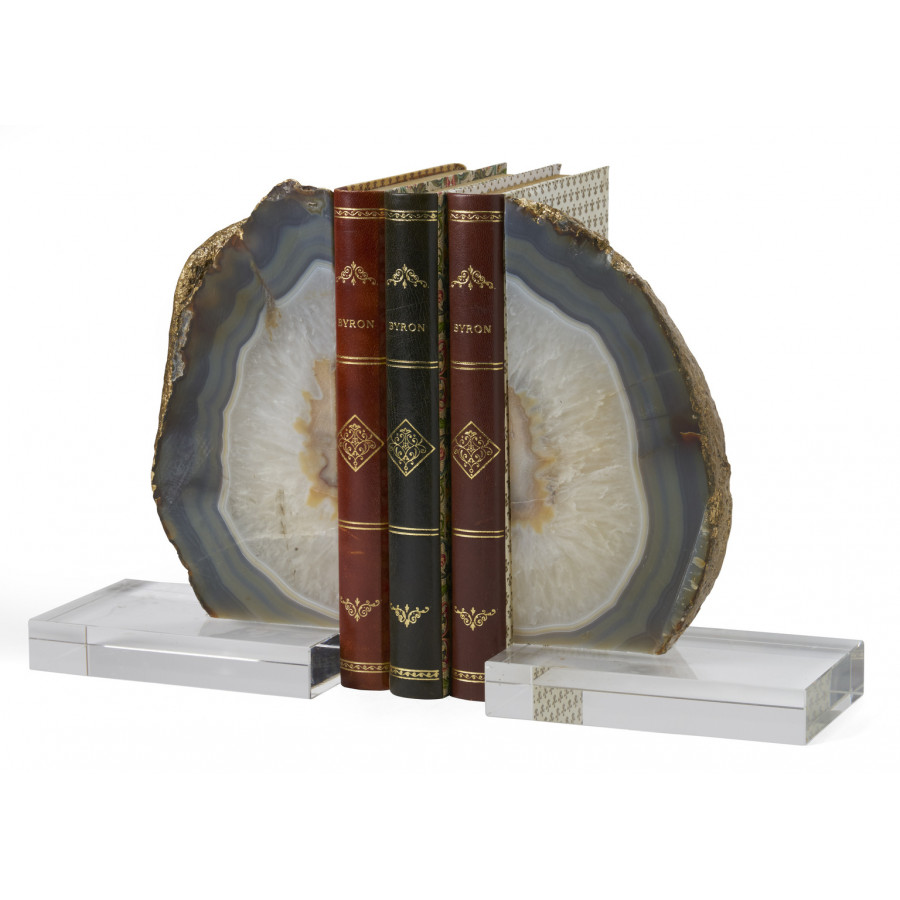 Chelsea House - Geode Bookends (Pr) in Natural