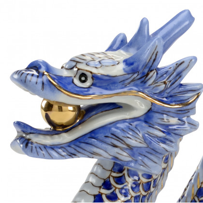 Chelsea House - Dragon in Blue, Porcelain