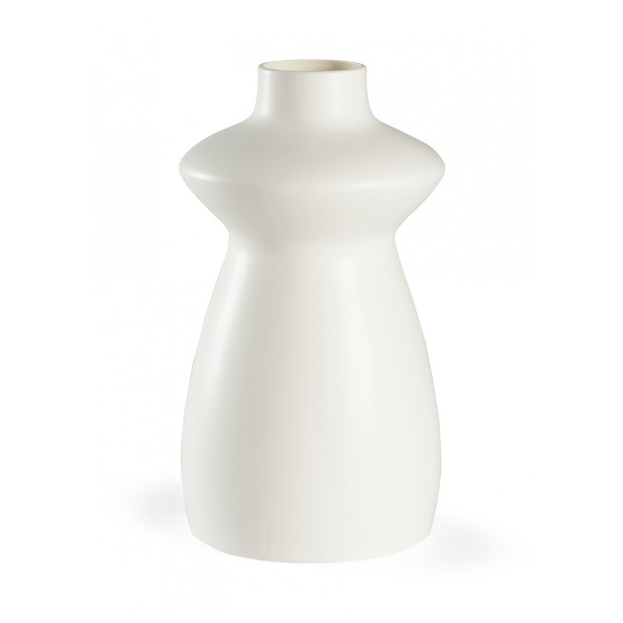 Chelsea House - Tokyo Vase in Matte White