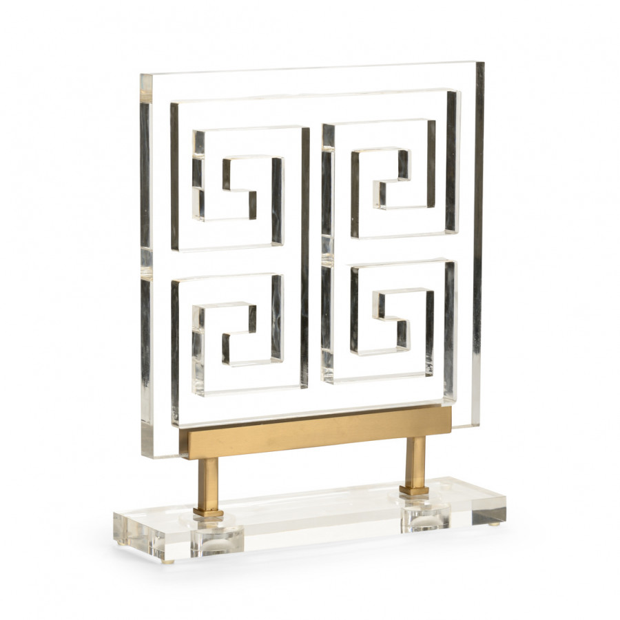Chelsea House - Greek Key Accent in Clear