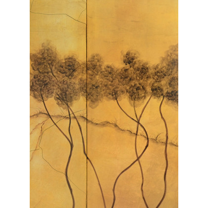 Chelsea House - Landscape Panels in Antique Gold Leaf