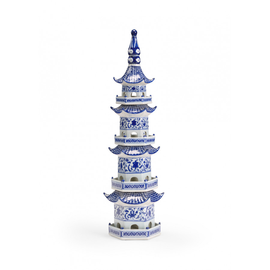 Chelsea House - Pagoda in Cobalt, Ceramic