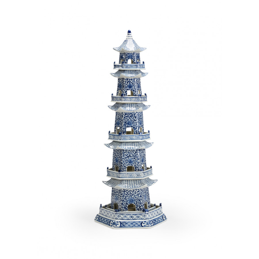 Chelsea House - Canton Pagoda in Cobalt/Off White