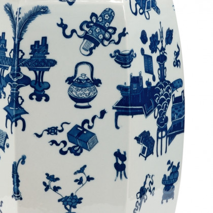 Chelsea House - Large Ming Vase in Blue/White