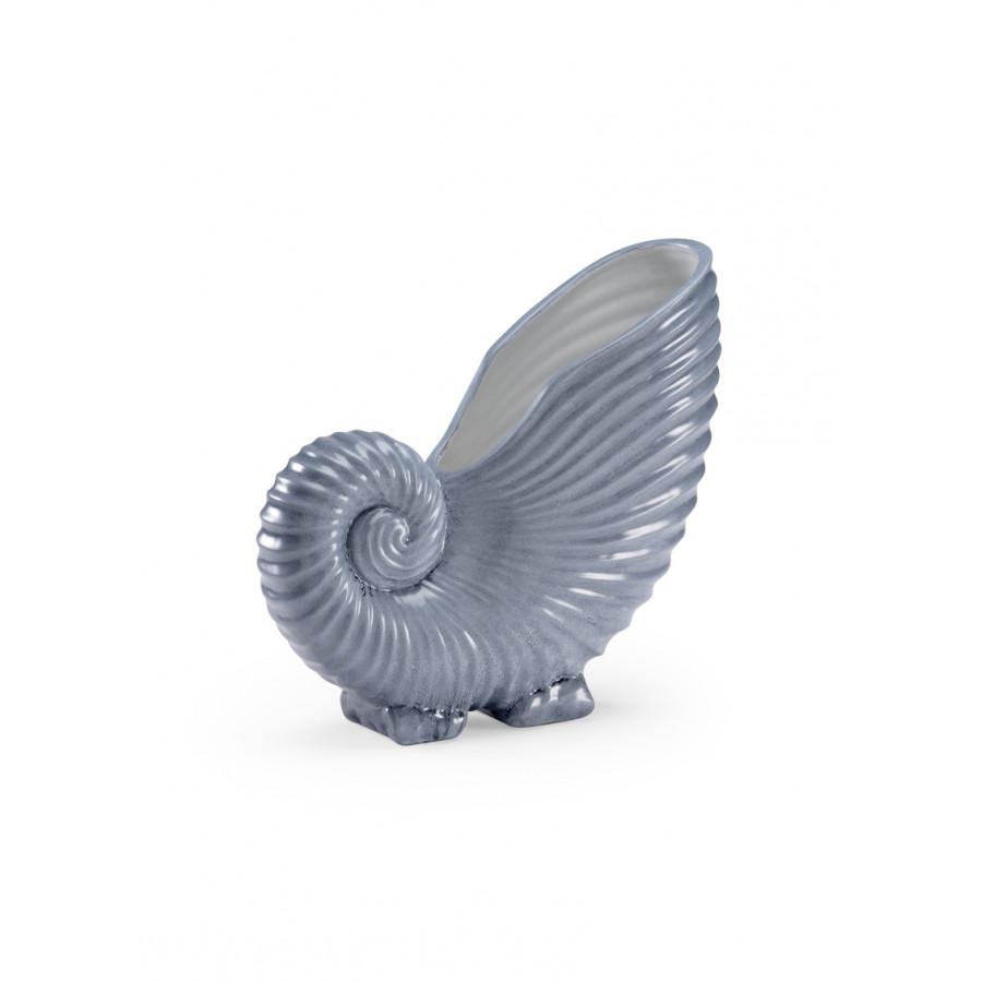 Chelsea House - Conch in Gray, Ceramic