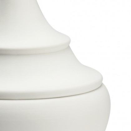 Chelsea House - Small Bisque Finial Urn in White Bisque