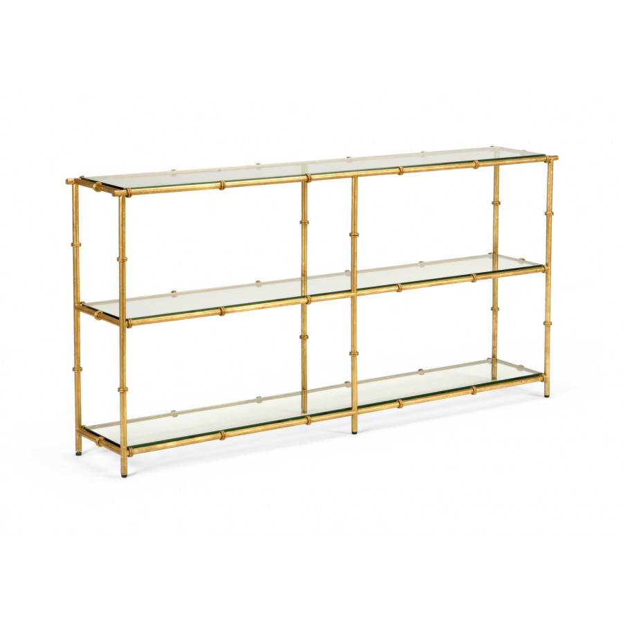 Chelsea House - Lauren Console in Clear/Beveled
