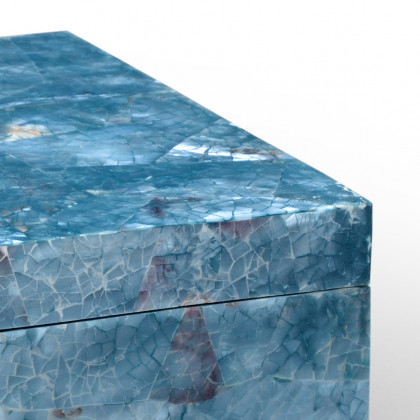 Chelsea House - Hammer Shell Box in Blue