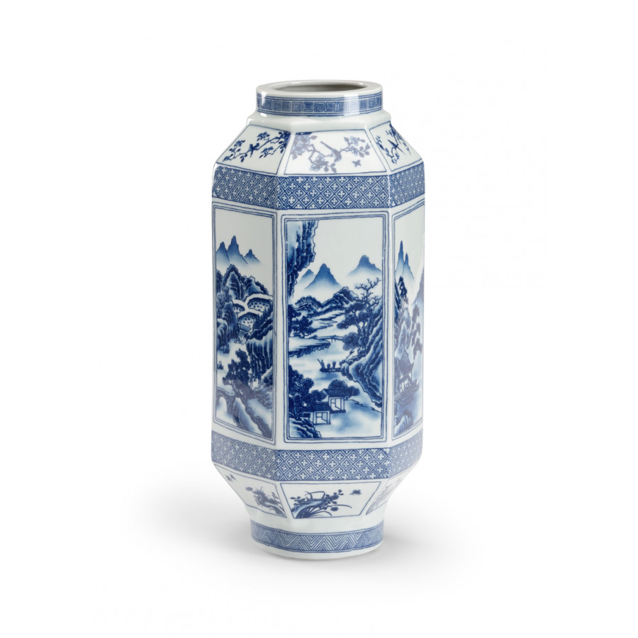 Chelsea House - Qing Vase in Blue/White