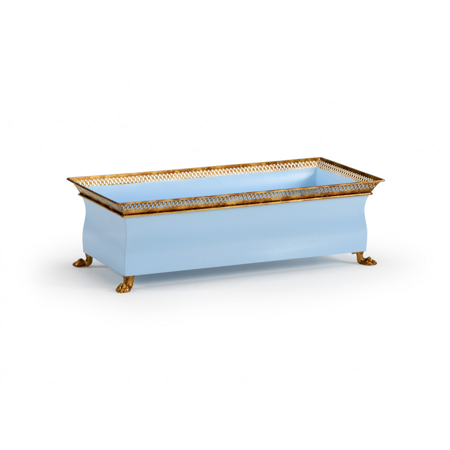 Chelsea House French Tole Planter - Blue